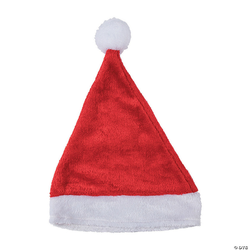 Plush Santa Hats - 12 Pc. Image