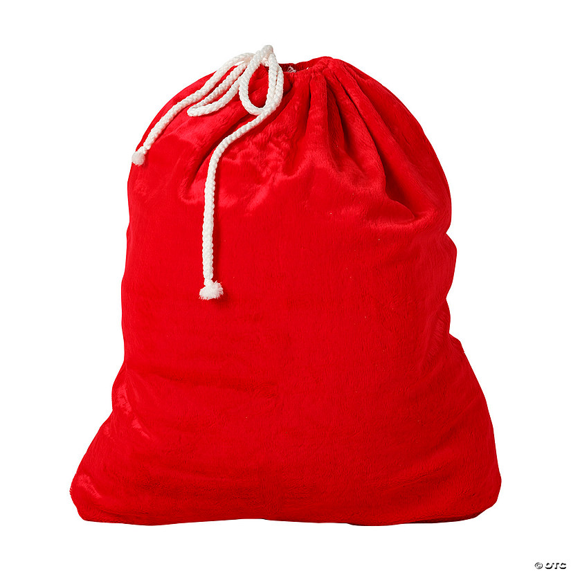 Plush Santa Toy Bag Image