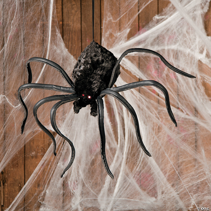 Plush Shaking Spider Halloween Décor Oriental Trading