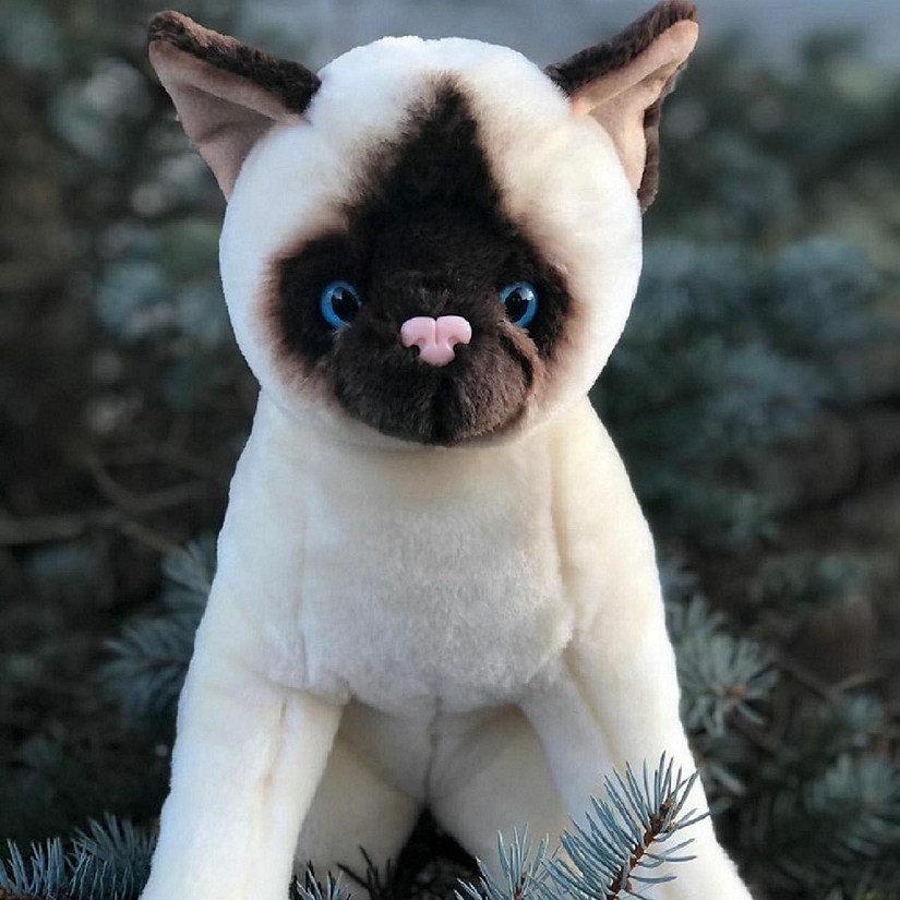 Plush Siamese Stuffed Animal Cat Image
