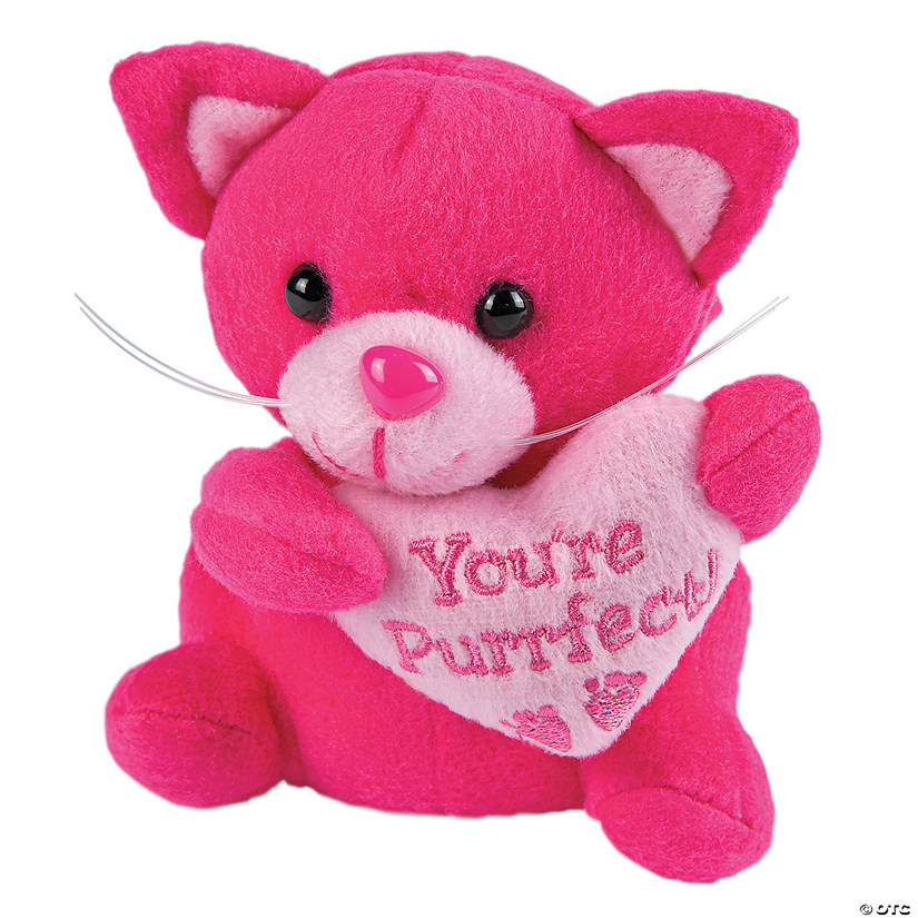 valentine's day plush cat