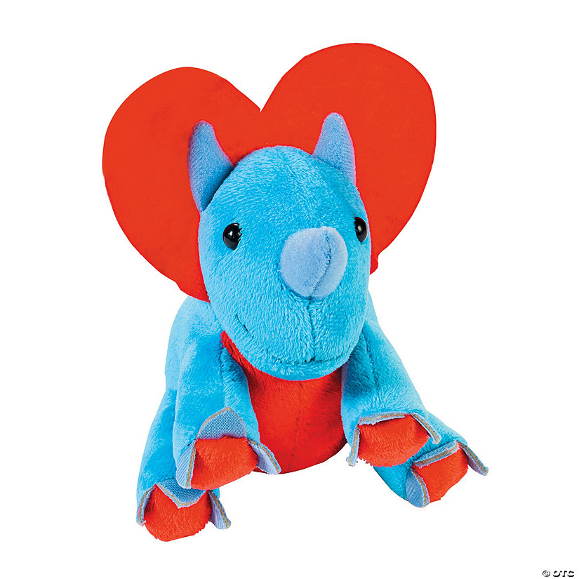 dinosaur valentine plush