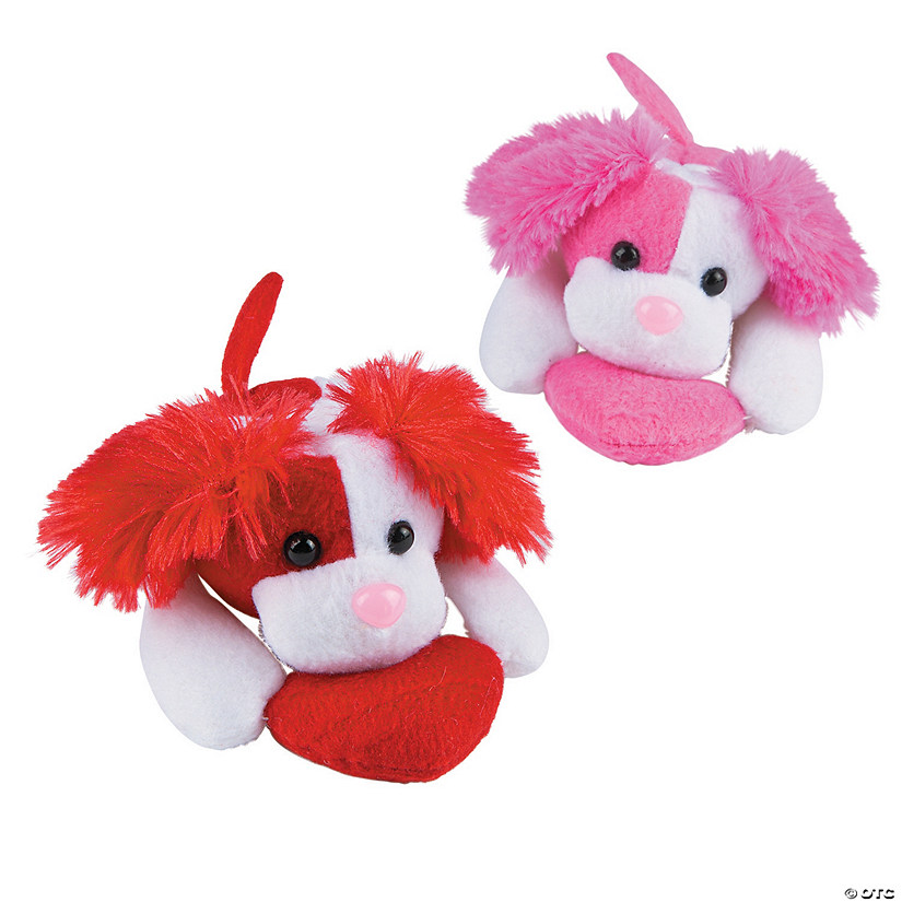 valentine's day plush puppy