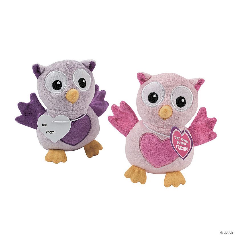 purple plush owl