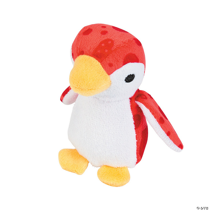 penguin valentine plush