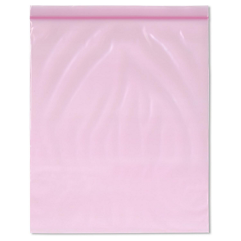 Plymor 10" x 12" (Pack of 200), 4 Mil Heavy Duty Anti-Static Zipper Reclosable Plastic Bags Image