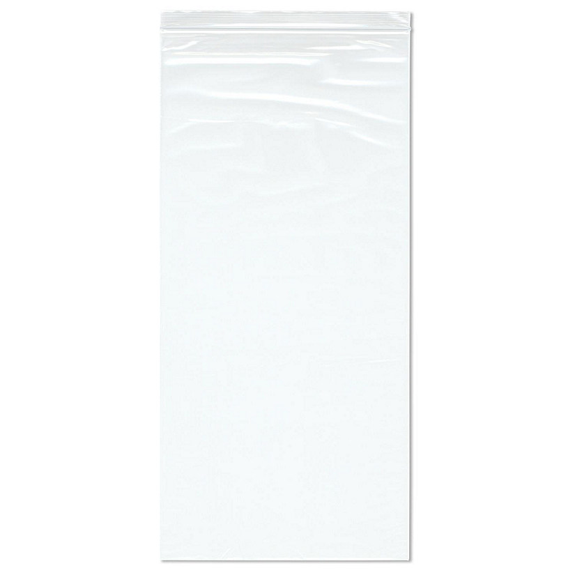 Plymor 10" x 20" (Pack of 100), 2 Mil Zipper Reclosable Plastic Bags Image