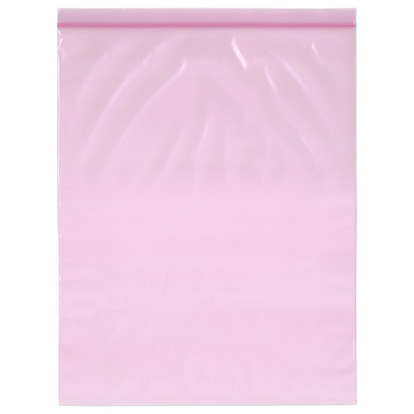 Plymor 12" x 15" (Pack of 100), 4 Mil Heavy Duty Anti-Static Zipper Reclosable Plastic Bags Image