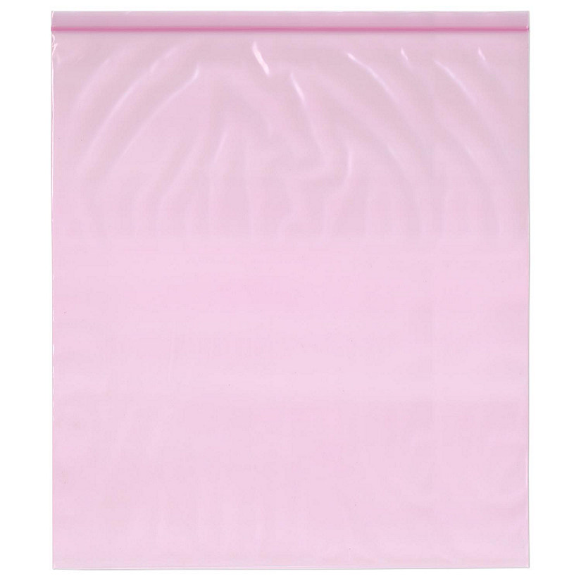 Plymor 18" x 20" (Pack of 100), 4 Mil Heavy Duty Anti-Static Zipper Reclosable Plastic Bags Image