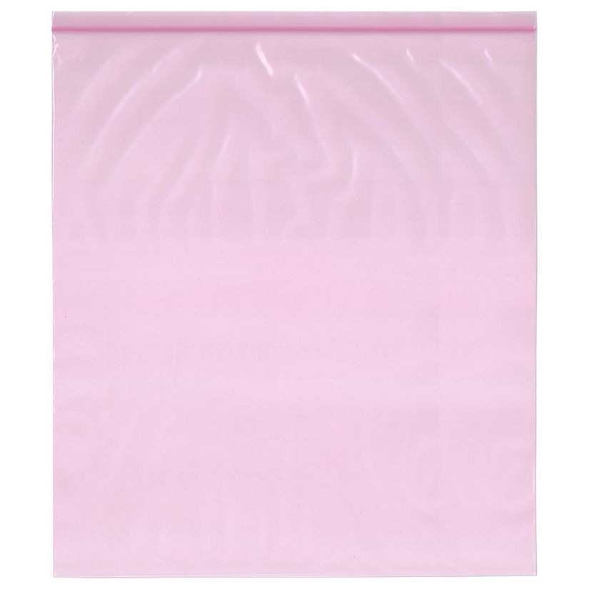 Plymor 18" x 20" (Pack of 50), 4 Mil Heavy Duty Anti-Static Zipper Reclosable Plastic Bags Image