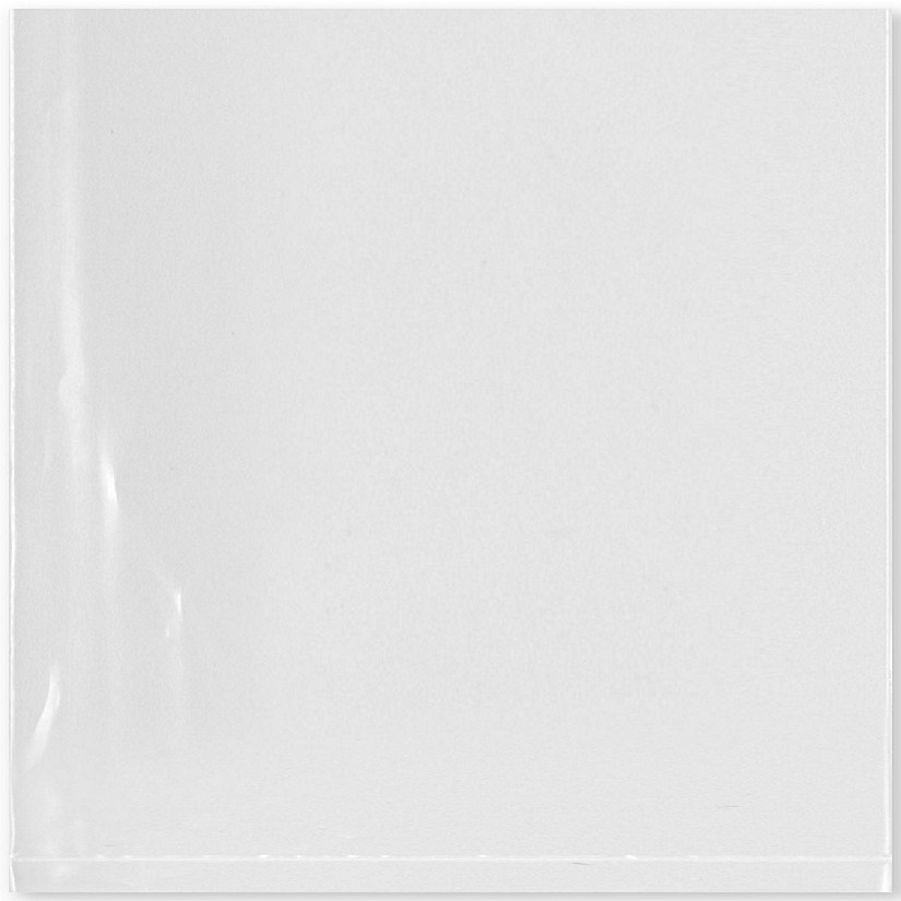 Plymor 3" x 6" (Pack of 500), 2 Mil Flat Open Clear Plastic Poly Bags Image