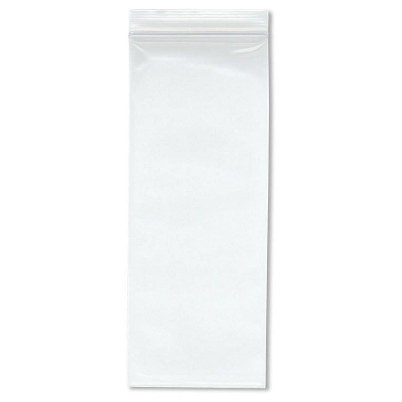 Plymor 4" x 10" (Pack of 200), 6 Mil Industrial Duty Zipper Reclosable Plastic Bags Image