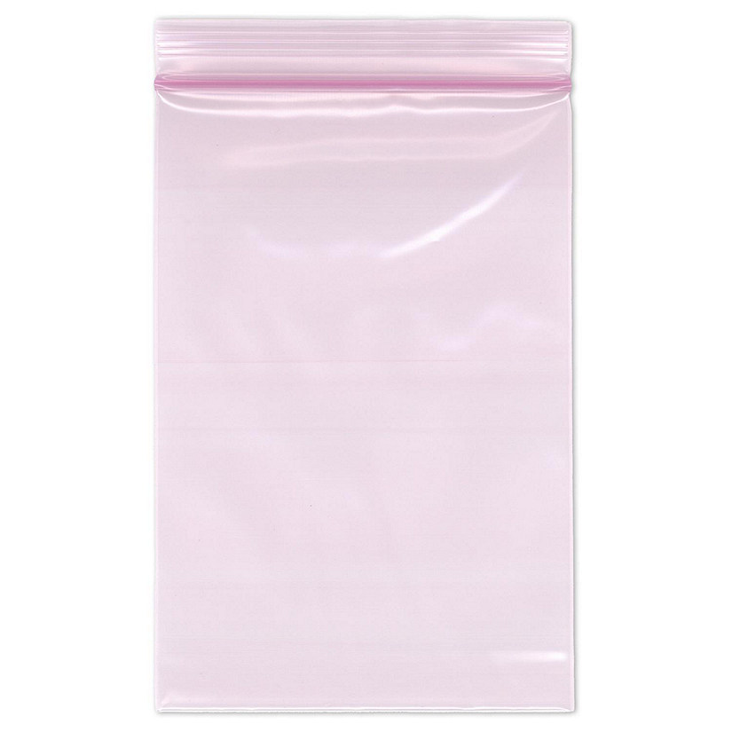 Plymor 4" x 6" (Pack of 200), 4 Mil Heavy Duty Anti-Static Zipper Reclosable Plastic Bags Image