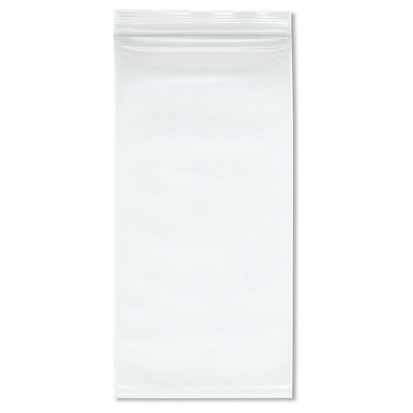 Plymor 5" x 10" (Pack of 100), 6 Mil Industrial Duty Zipper Reclosable Plastic Bags Image