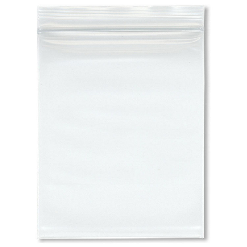 Plymor 5" x 6" (Pack of 100), 6 Mil Industrial Duty Zipper Reclosable Plastic Bags Image