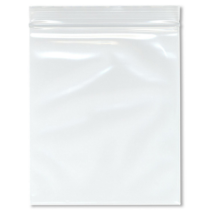 Plymor 6" x 7" (Pack of 200), 4 Mil Heavy Duty Zipper Reclosable Plastic Bags Image