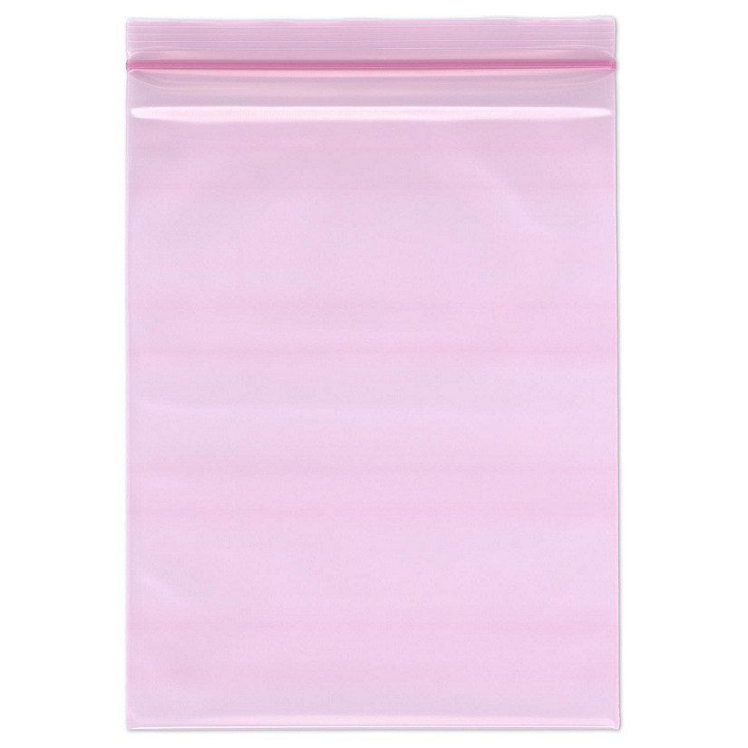 Plymor 6" x 8" (Pack of 200), 4 Mil Heavy Duty Anti-Static Zipper Reclosable Plastic Bags Image