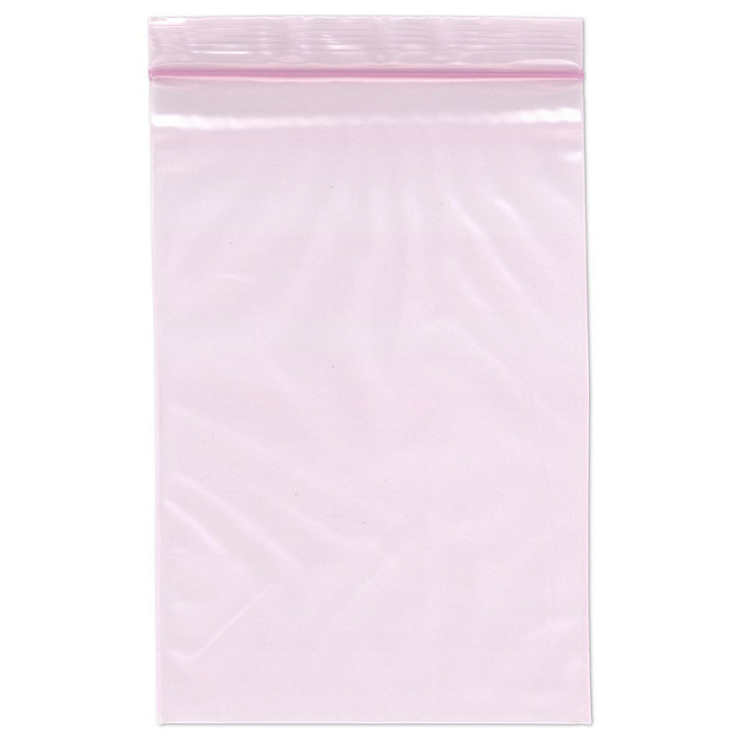 Plymor 6" x 9" (Pack of 100), 4 Mil Heavy Duty Anti-Static Zipper Reclosable Plastic Bags Image