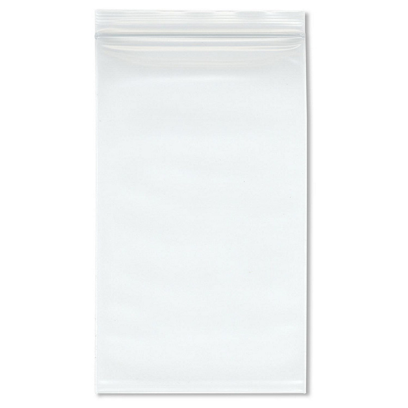 Plymor 7" x 10" (Pack of 100), 6 Mil Industrial Duty Zipper Reclosable Plastic Bags Image