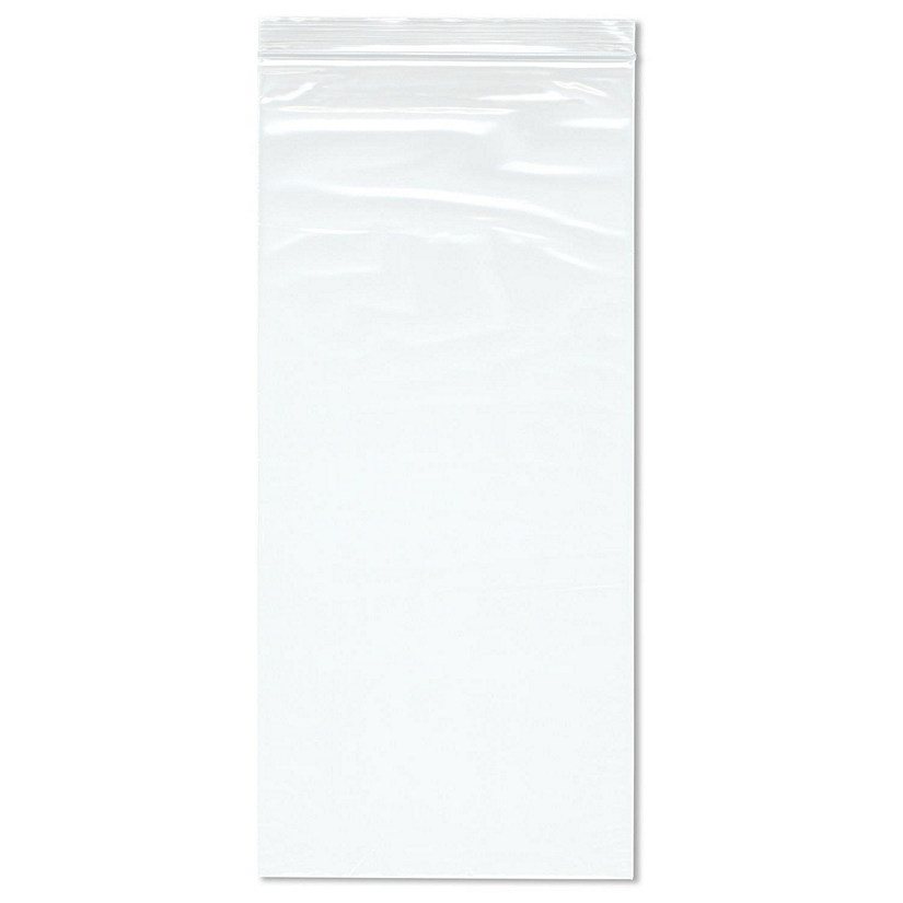 Plymor 7" x 15" (Pack of 200), 2 Mil Zipper Reclosable Plastic Bags Image