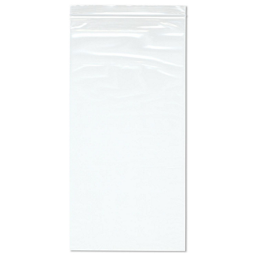 Plymor 8" x 16" (Pack of 200), 2 Mil Zipper Reclosable Plastic Bags Image