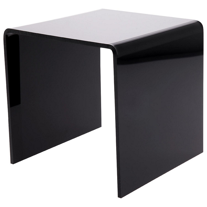 Plymor Black Acrylic Square Display Riser, 6