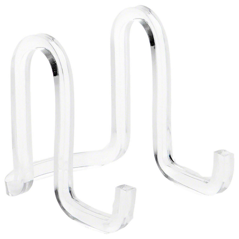 Plymor Clear Acrylic Ribbon-Style Display Easel, 2.875" H x 2.5" W x 3.5" D (3 Pack) Image