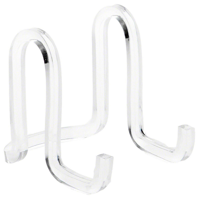 Plymor Clear Acrylic Ribbon-Style Display Easel, 2.875" H x 2.5" W x 3.5" D (6 Pack) Image