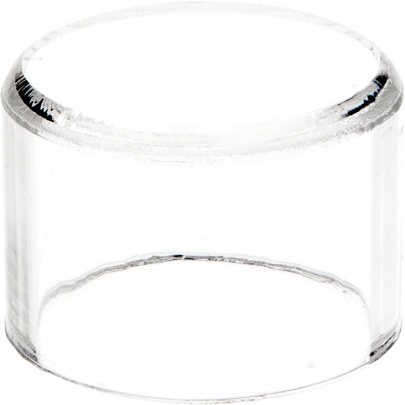 Plymor Clear Acrylic Round Cylinder Display Riser, 1.5 inches (Height) x 2 inches (Depth) (2 Pack) Image