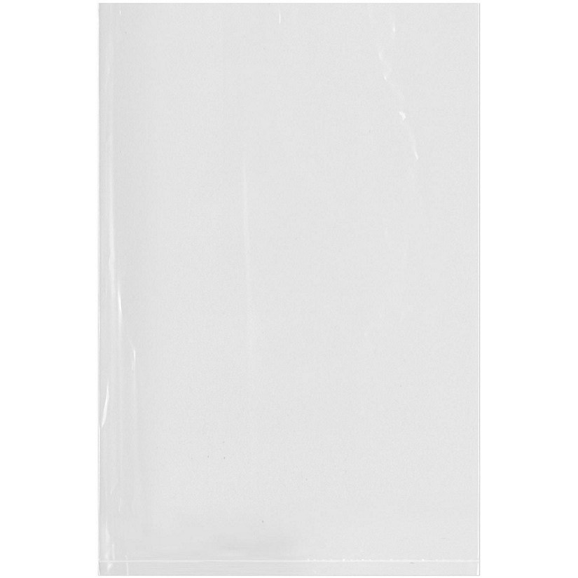 Plymor Flat Open Clear Plastic Poly Bags, 1.25 Mil, 6" x 9" (Case of 1000) Image