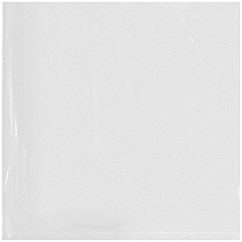 Plymor Flat Open Clear Plastic Poly Bags, 2 Mil, 6" x 8" (Pack of 200) Image