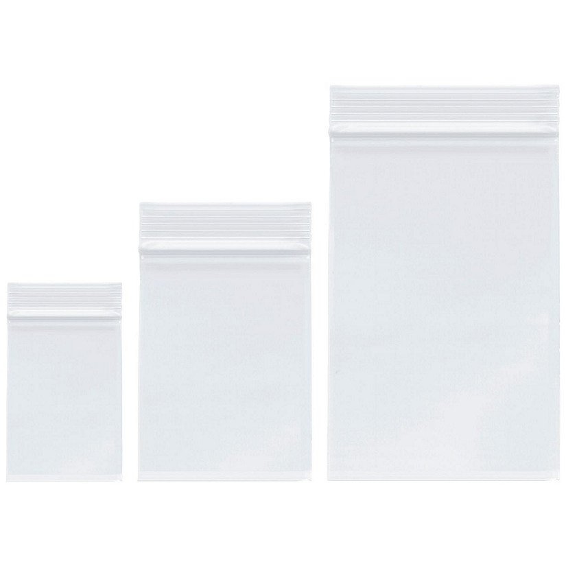 Plymor Heavy Duty Plastic Reclosable Zipper Bags, 4 Mil, 3 x 4 (Pack of  100)