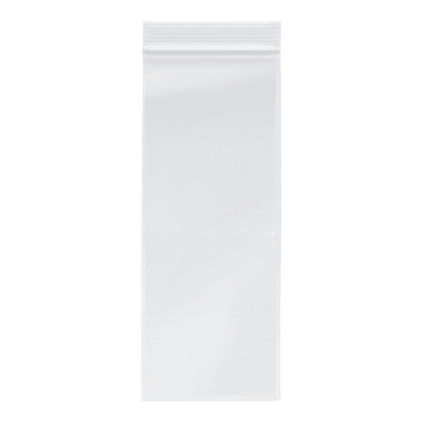 Plymor Zipper Reclosable Plastic Bags, 2 Mil, 4" x 10" (Case of 1000) Image