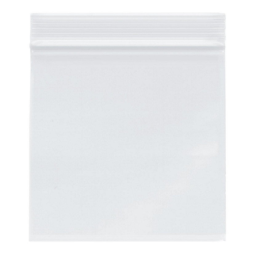 Zip Reclosable Poly Bags, 7 x 8, 2 mil, Clear, 1000/Carton