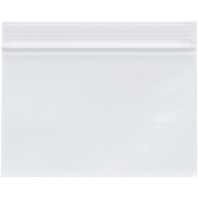 Plymor Zipper Reclosable Plastic Bags, 2 Mil, 6" x 4" (Pack of 500) Image