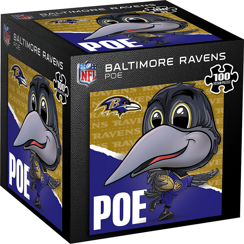Poe - Baltimore Ravens Mascot 100 Piece Jigsaw Puzzle Image