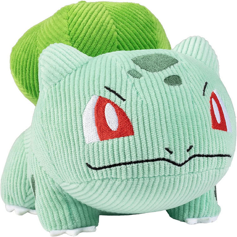 Pok&#233;mon 8" Corduroy Bulbasaur Plush Stuffed Animal Toy - Limited Edition - Officially Licensed - Great Gift for Kids Image