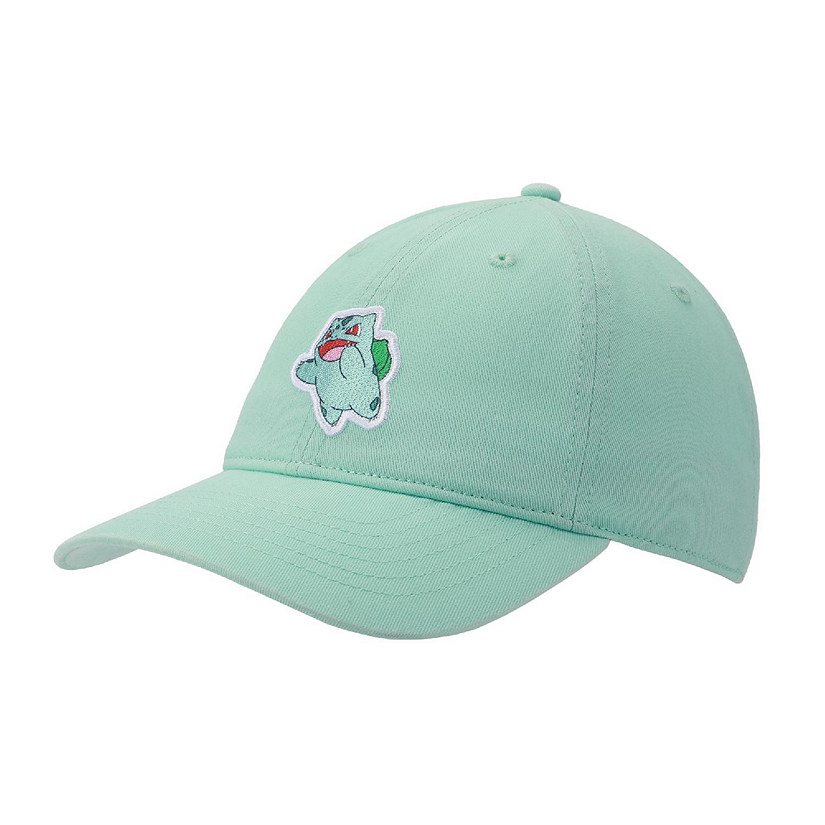 Pok&amp;#233;mon Bulbasaur Printed Patch Green Unstructured Baseball Cap Image
