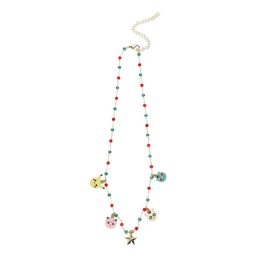 Pok&amp;#233;mon Holiday-Themed Beaded Necklace Image