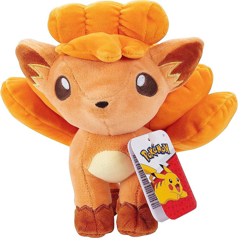 Pok&#233;mon Vulpix 8" Plush - Officially Licensed - Quality & Soft Stuffed Animal Toy - Add Vulpix to Your Collection! - Great Gift for Kids & Fans of Pokemon Image