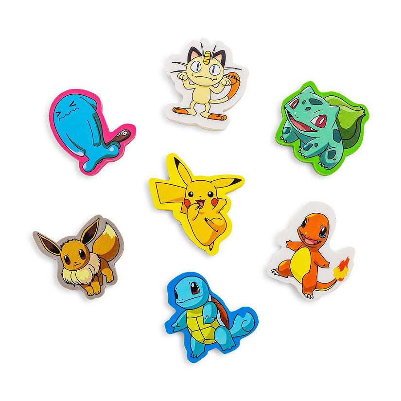 Pokemon Eraser 7-Pack Image