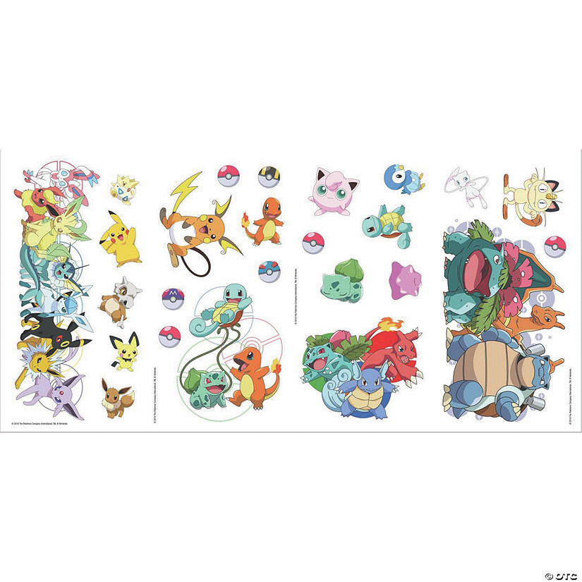 Pokemon Favorite Character Peel & Stick  Decals Image