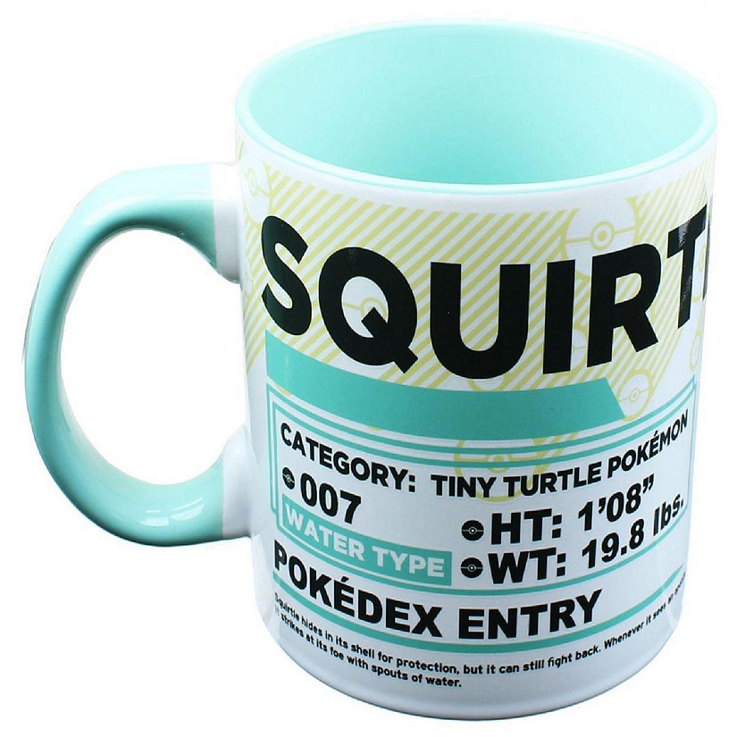 Pokemon Pokedex Squirtle 20oz Ceramic Mug Image