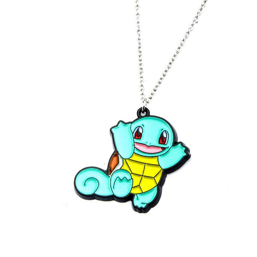 Pokemone Squirtle Enamel Pendant Necklace Image