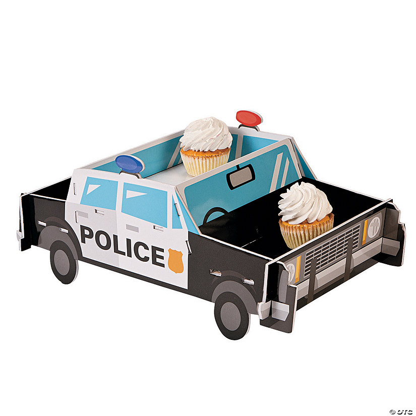 Police Party Cupcake Stand Image