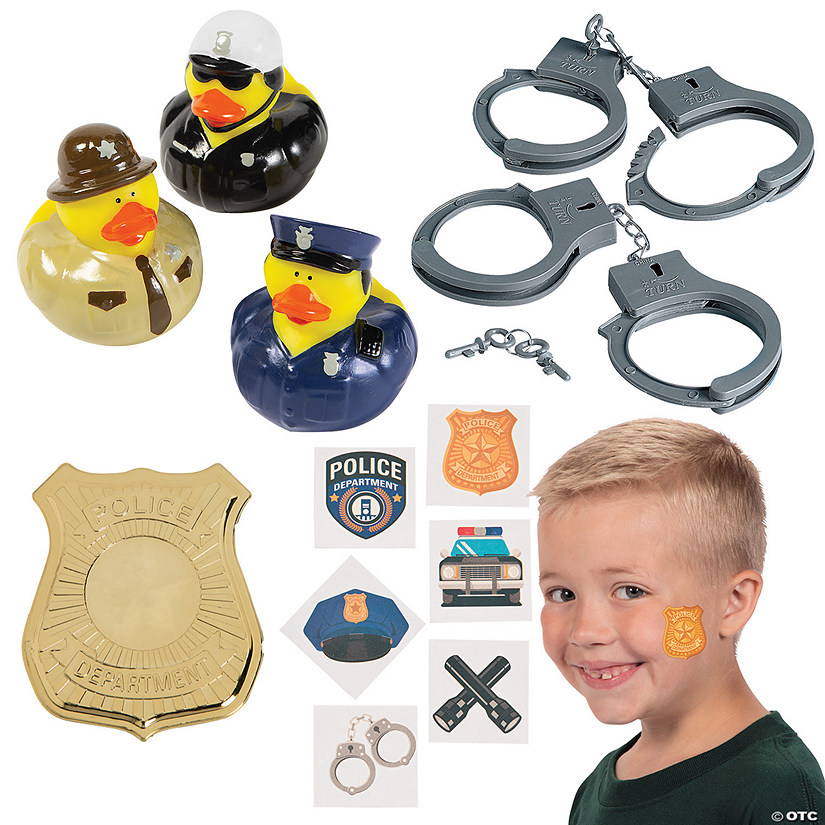 Police Party Handout Kit for 12 Image