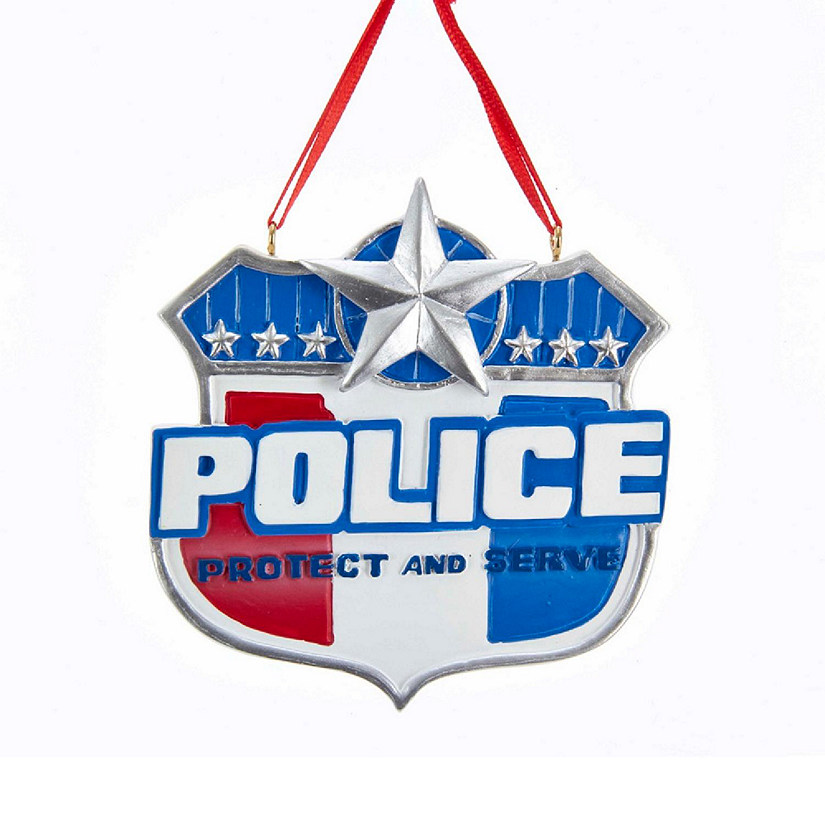 Police Protect and Serve Ornament A1922 New Image