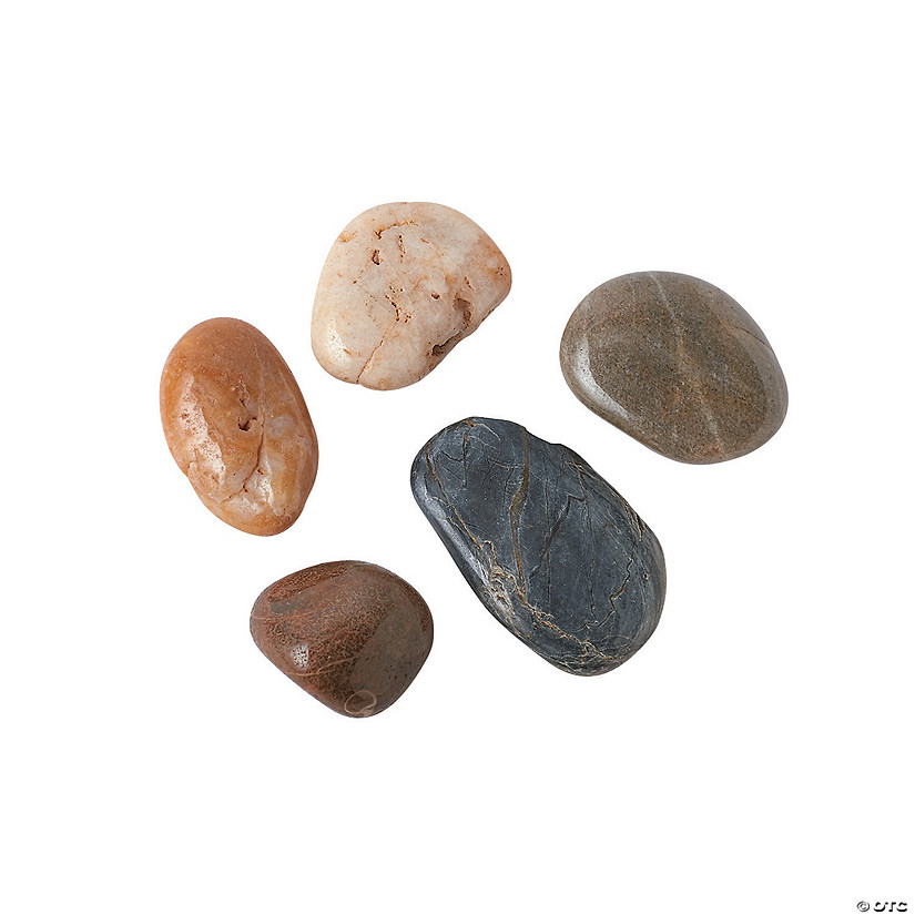 Polished River Rocks - 25 Pc. Image