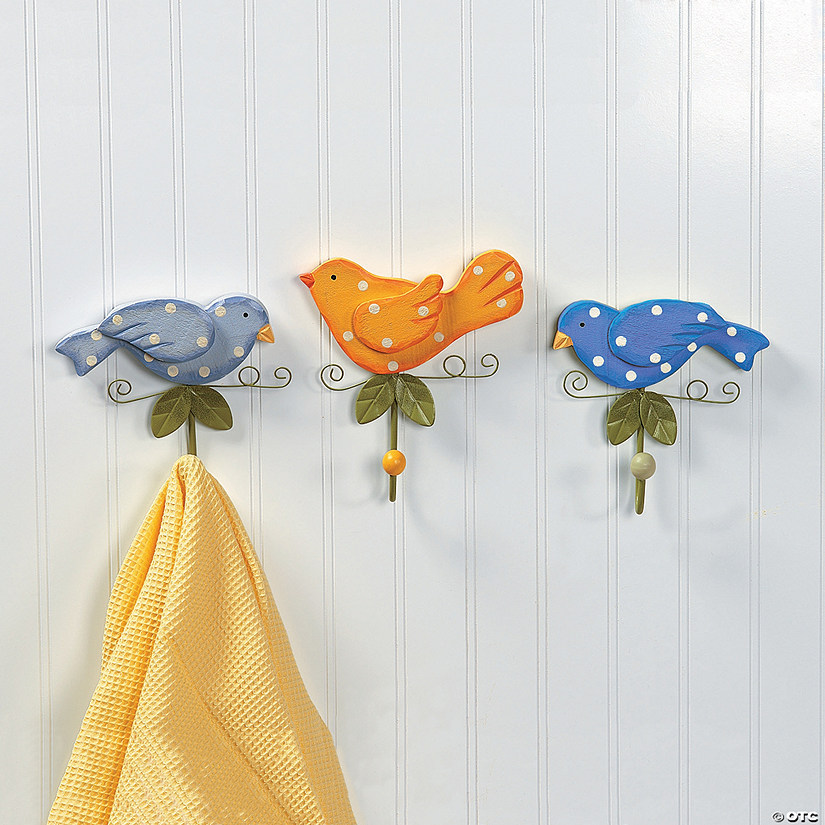 Polka Dot Birdie Wall Hooks Discontinued