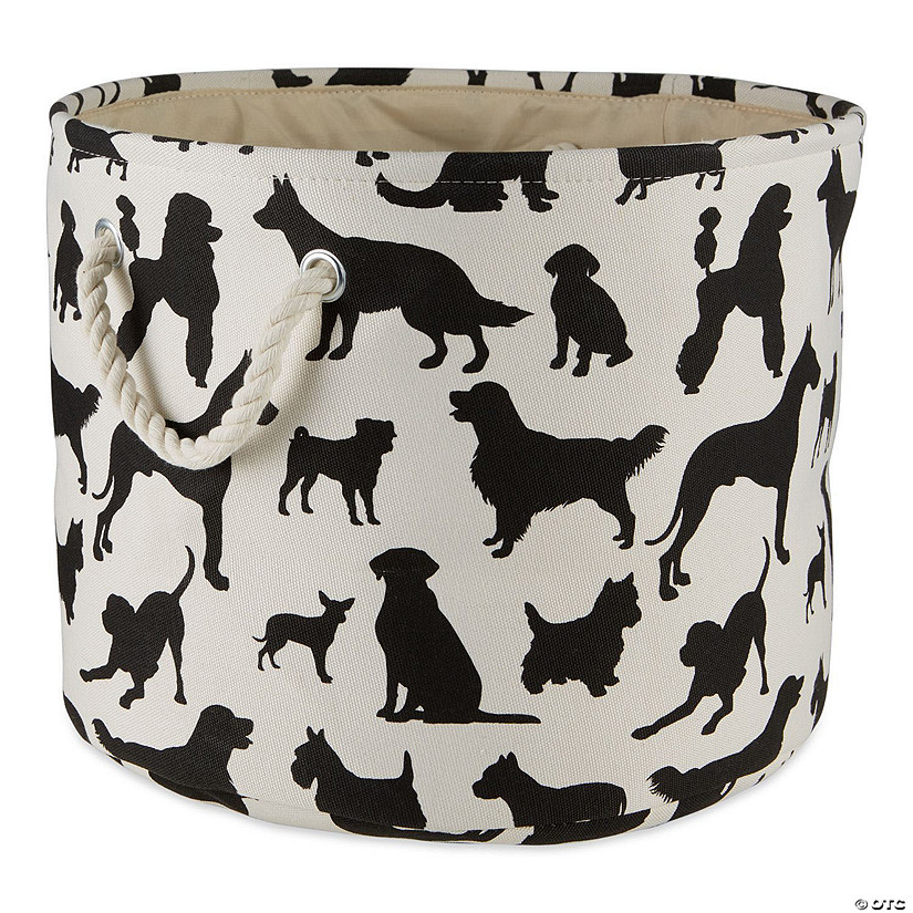 Polyester Pet Bin Dog Show Round Small Image